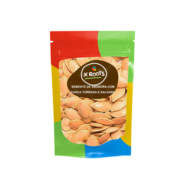 Semente de Abóbora Torrada e Salgada Com Casca - Xroots